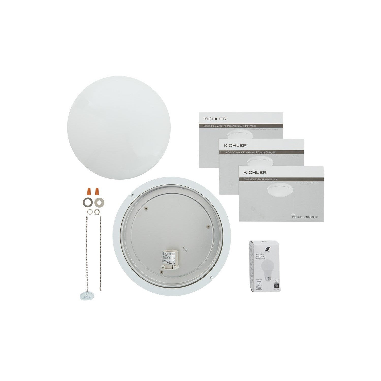 Kichler - 380911WH - LED Fan Light Kit - Accessory - White