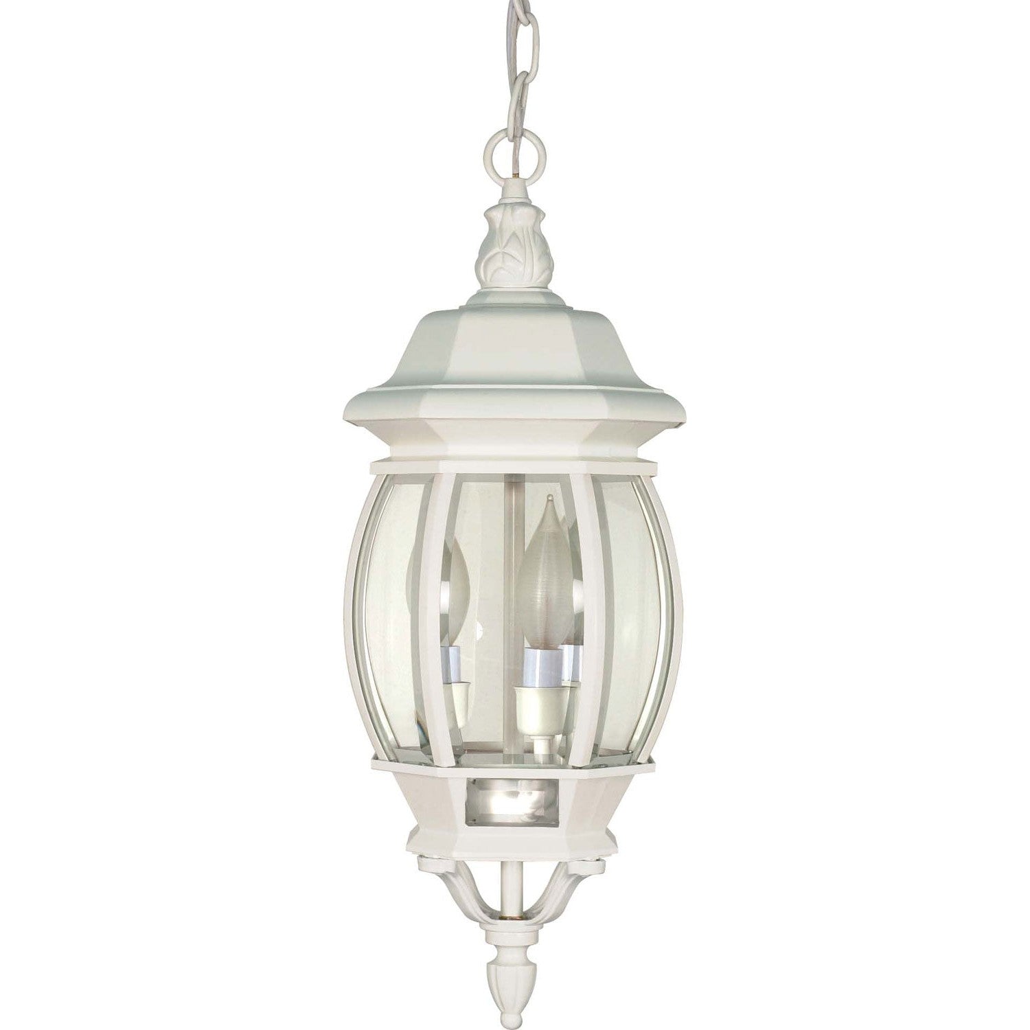 Nuvo Lighting - 60-894 - Three Light Hangng Lantern - Central Park - White