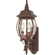 Nuvo Lighting - 60-889 - Three Light Outdoor Wall Lantern - Central Park - Old Bronze