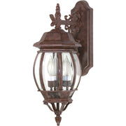 Nuvo Lighting - 60-892 - Three Light Outdoor Wall Lantern - Central Park - Old Bronze