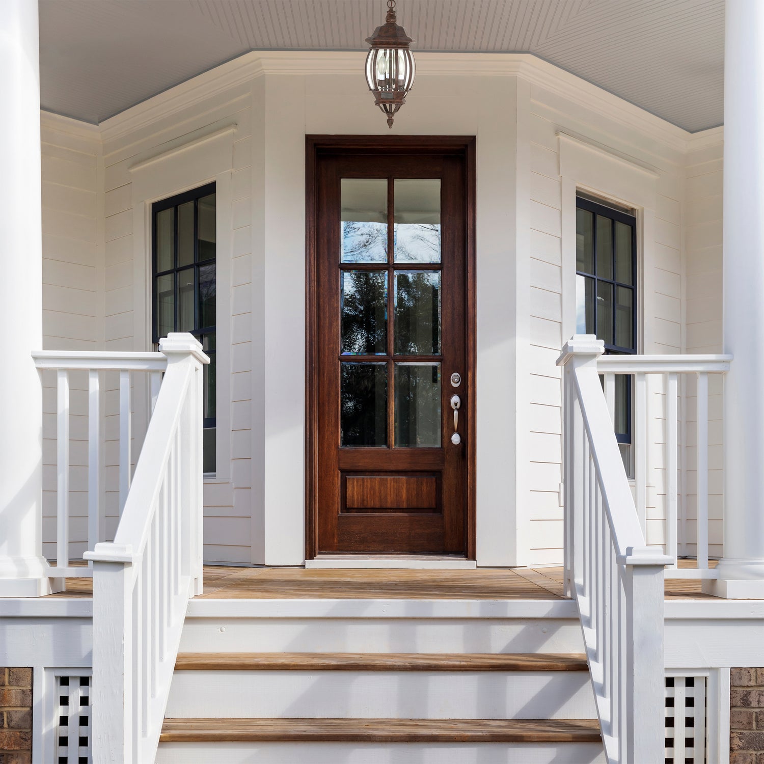 Nuvo Lighting - 60-895 - Three Light Hangng Lantern - Central Park - Old Bronze