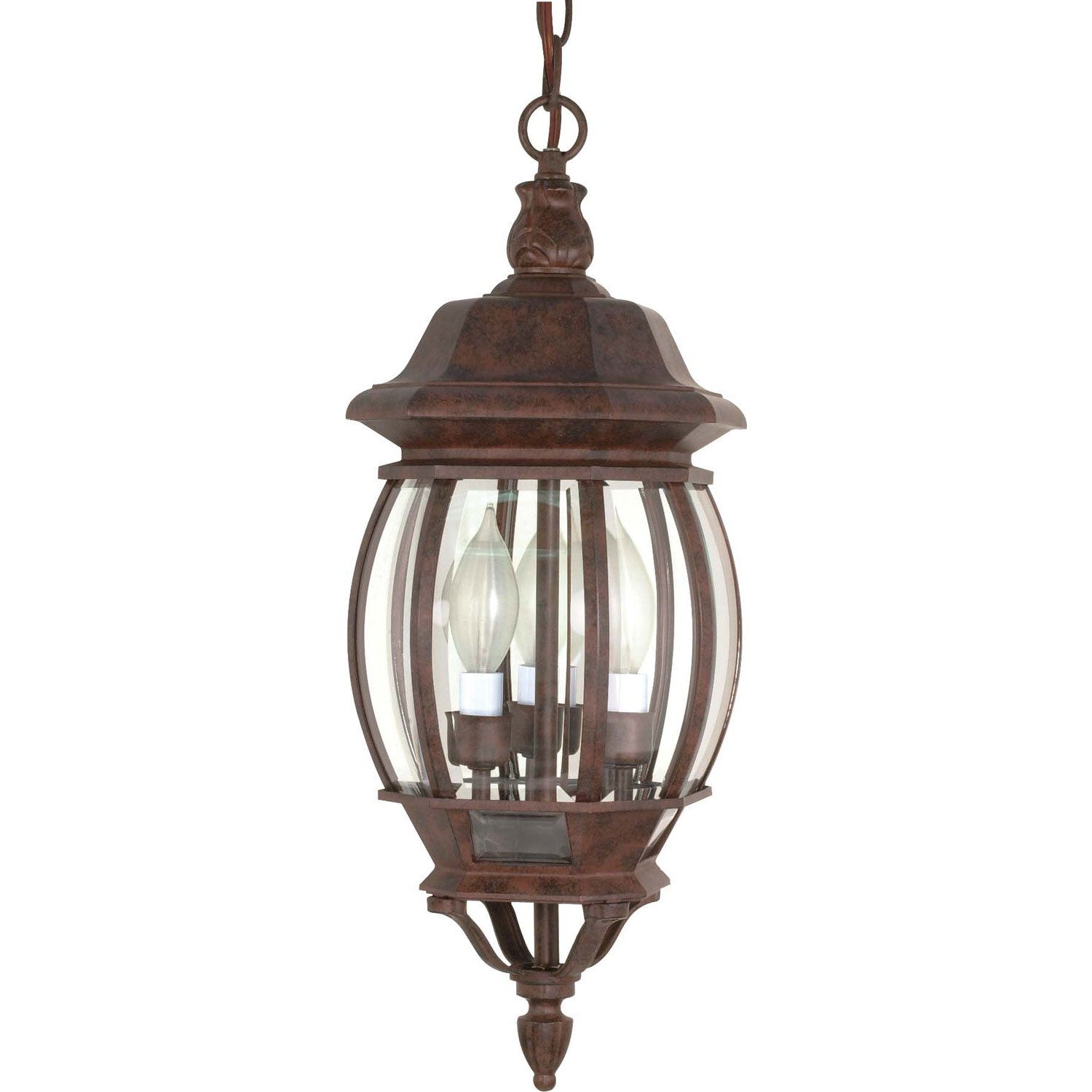 Nuvo Lighting - 60-895 - Three Light Hangng Lantern - Central Park - Old Bronze