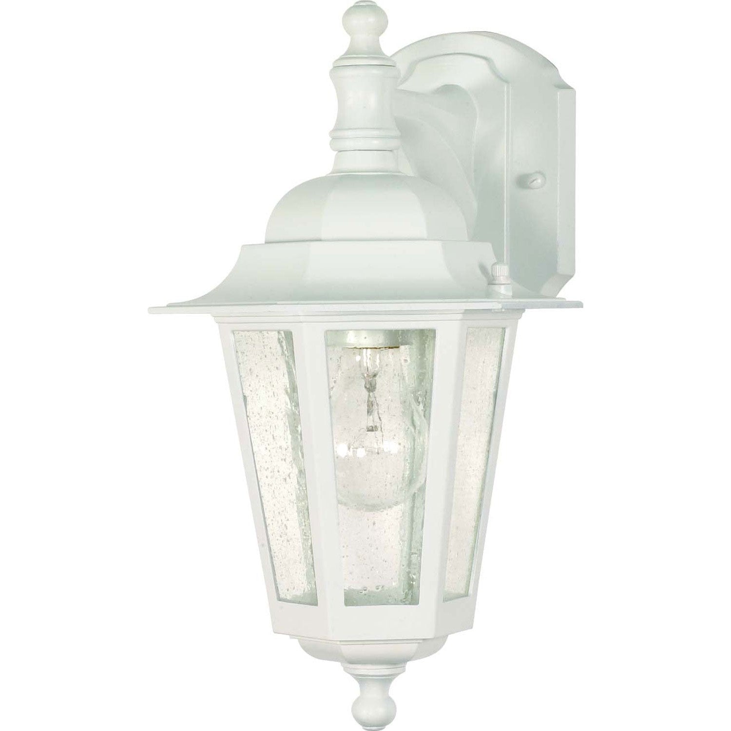 Nuvo Lighting - 60-988 - One Light Outdoor Wall Lantern - Cornerstone - White