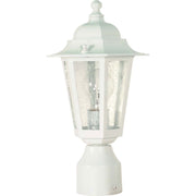 Nuvo Lighting - 60-994 - One Light Post Lantern - Cornerstone - White
