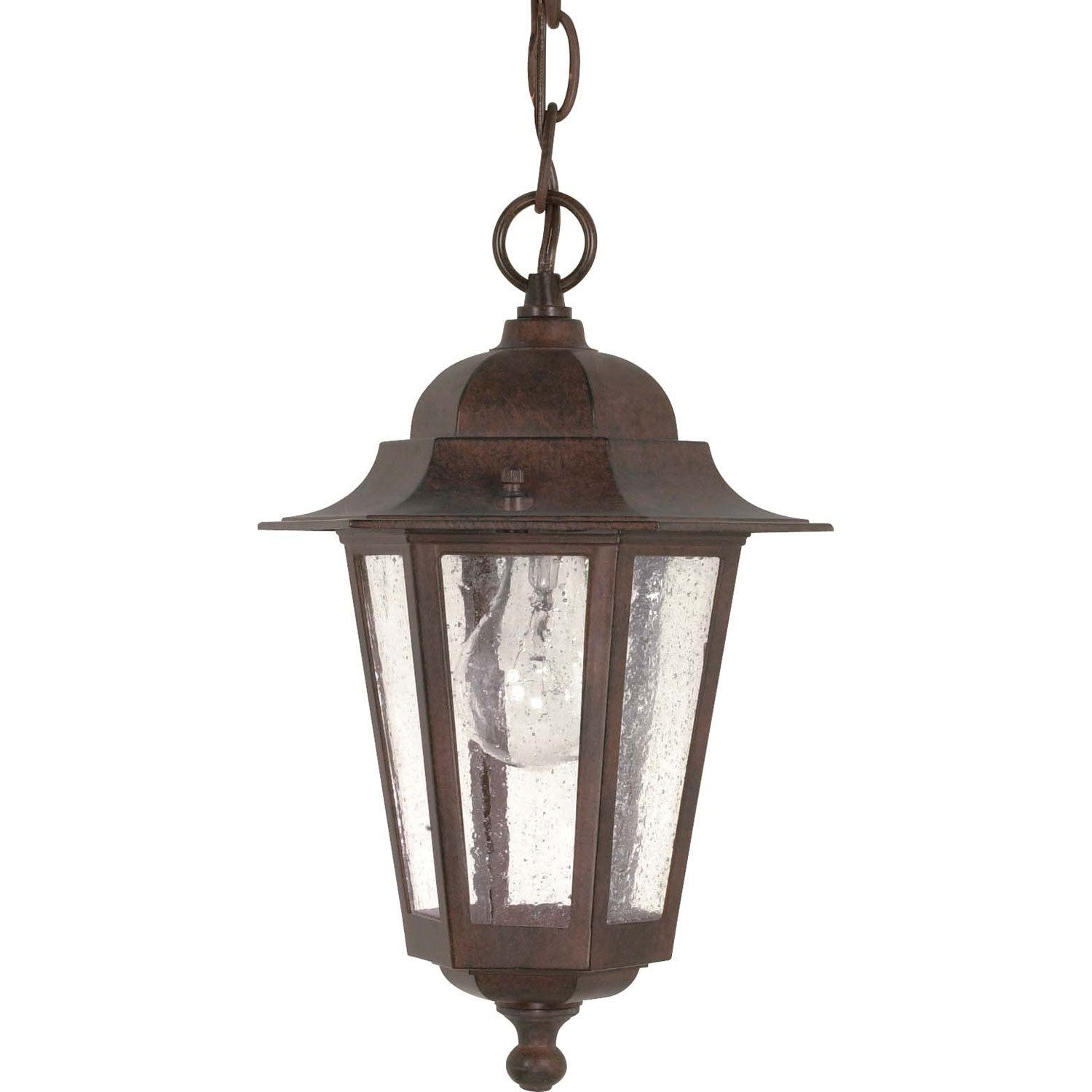 Nuvo Lighting - 60-992 - One Light Hanging Lantern - Cornerstone - Old Bronze
