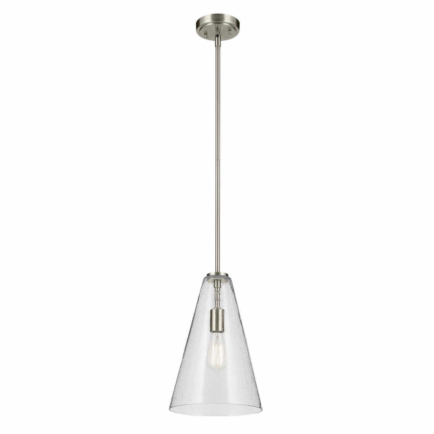 Kichler - 42199NICS - One Light Pendant - Everly - Brushed Nickel