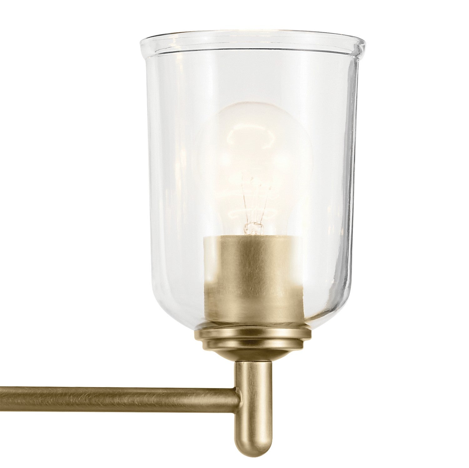 Kichler - 43670NBRCLR - Three Light Mini Chandelier - Shailene - Natural Brass