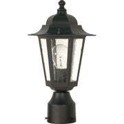 Nuvo Lighting - 60-996 - One Light Post Lantern - Cornerstone - Textured Black