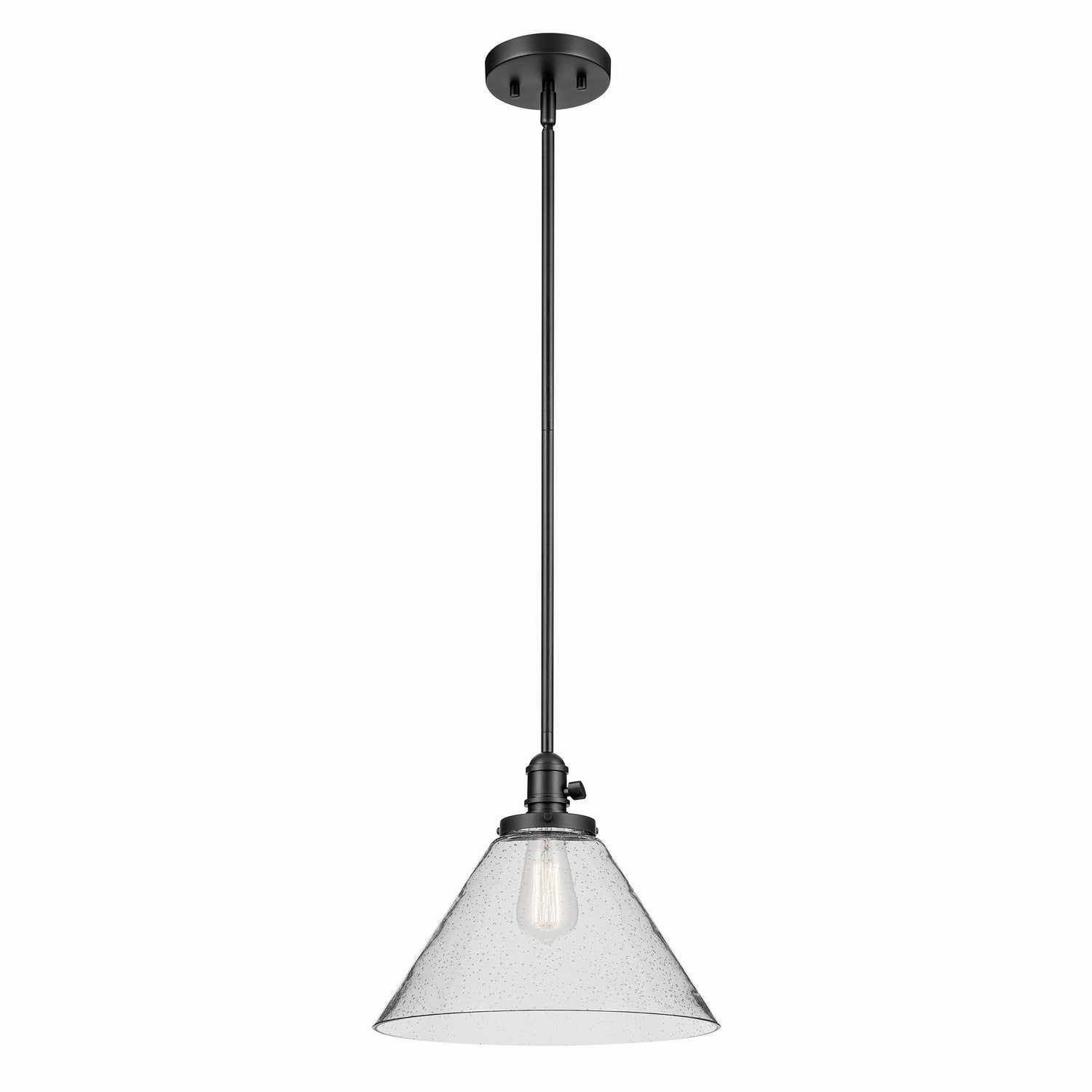 Kichler - 43905BK - One Light Pendant - Avery - Black