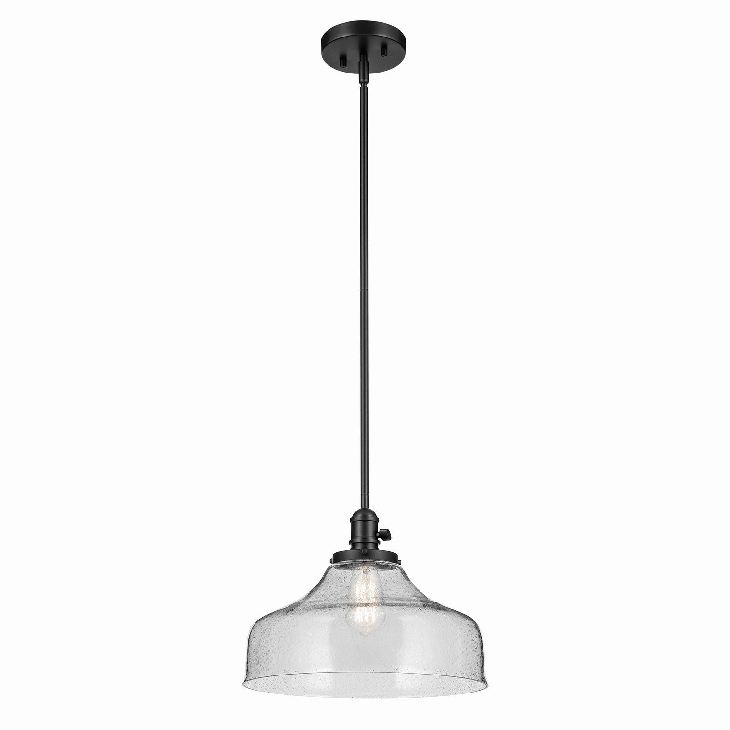 Kichler - 43906BK - One Light Pendant - Avery - Black