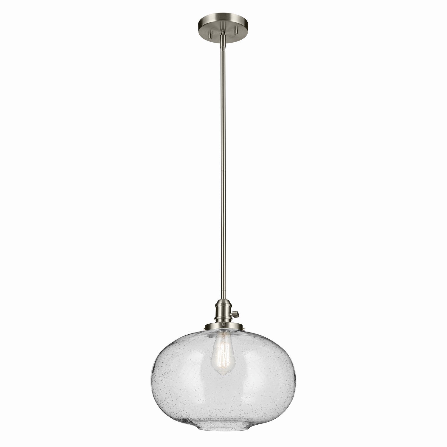 Kichler - 43911NI - One Light Pendant - Avery - Brushed Nickel