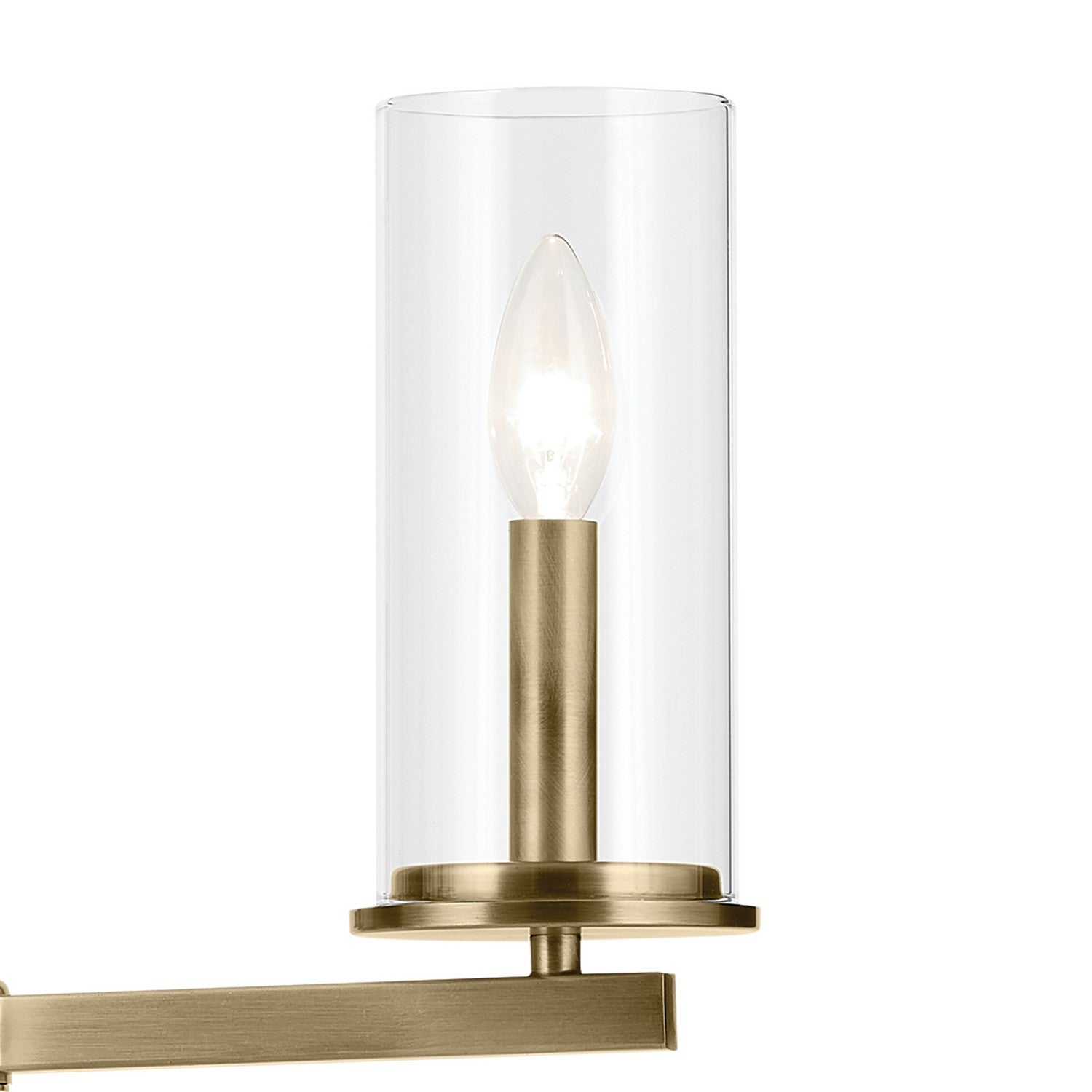 Kichler - 43997NBR - Three Light Chandelier - Crosby - Natural Brass