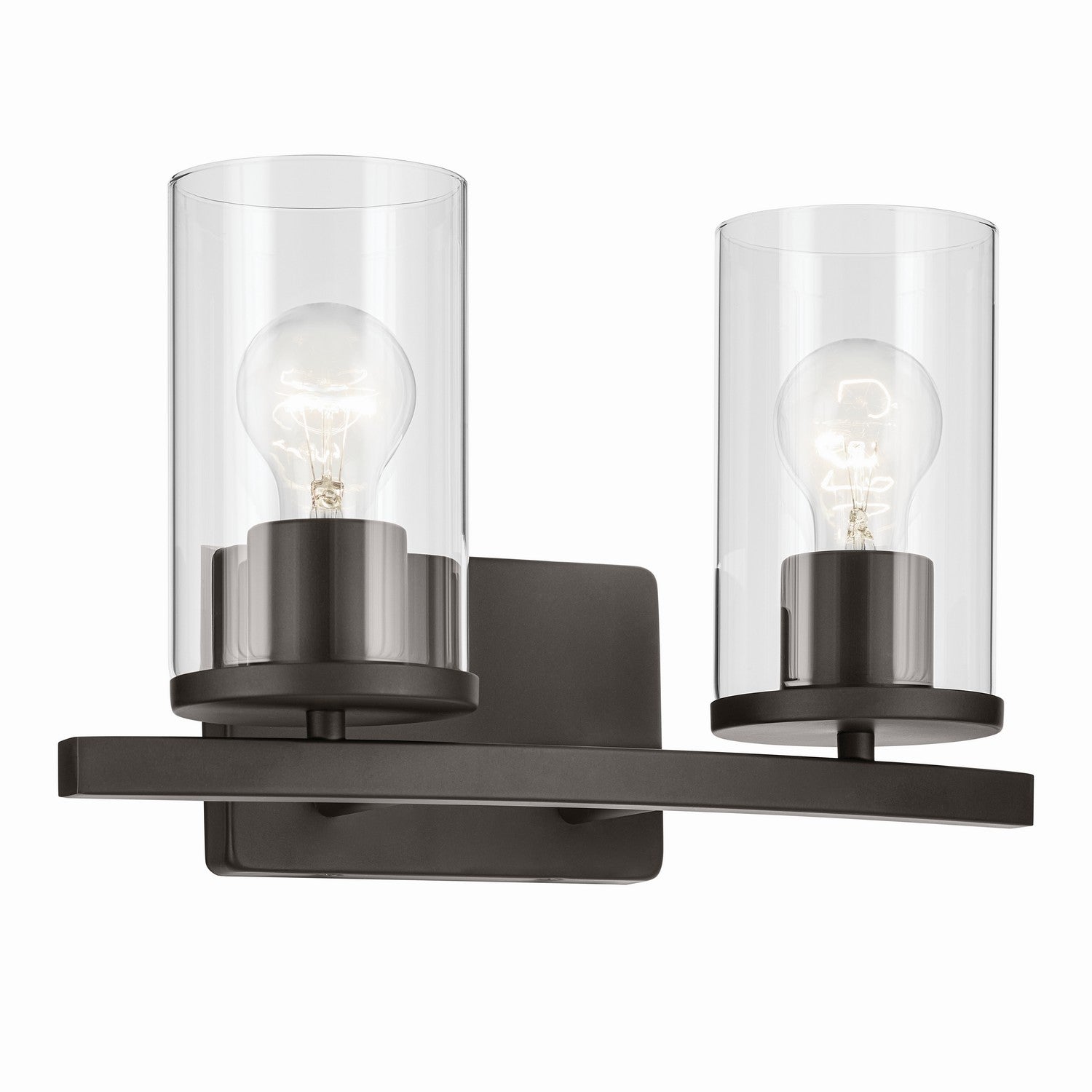 Kichler - 45496OZCLR - Two Light Bath - Crosby - Olde Bronze