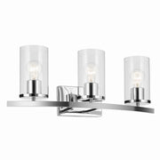 Kichler - 45497CHCLR - Three Light Bath - Crosby - Chrome