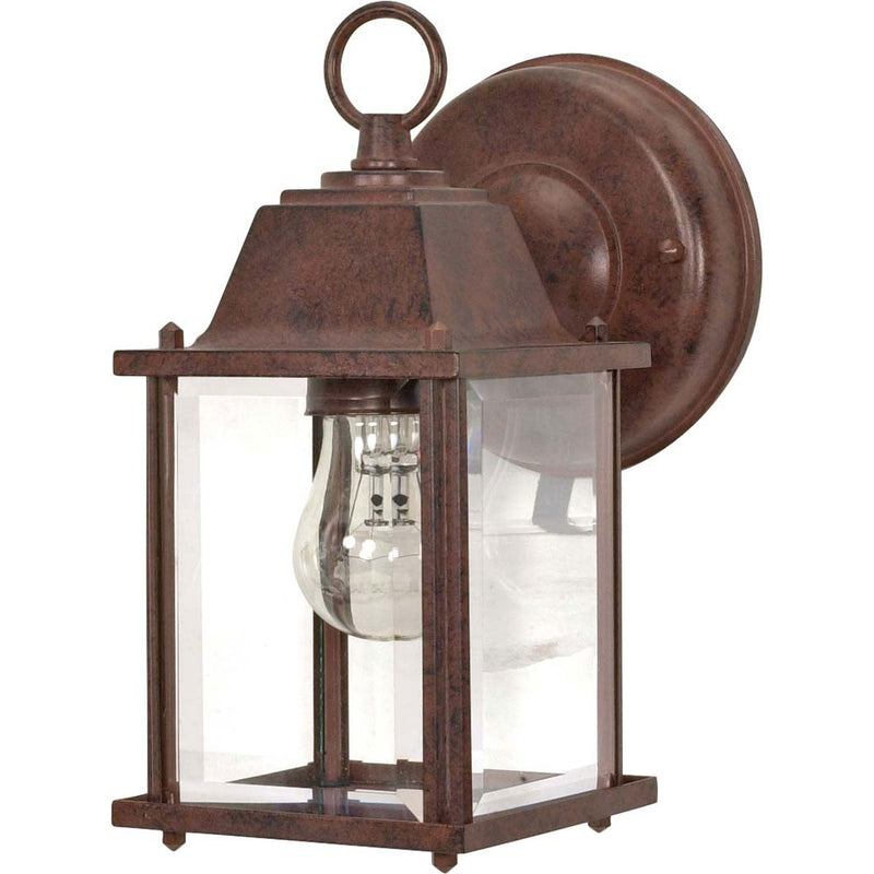 Nuvo Lighting - 60-637 - One Light Wall Lantern - Cube Lantern - Old Bronze