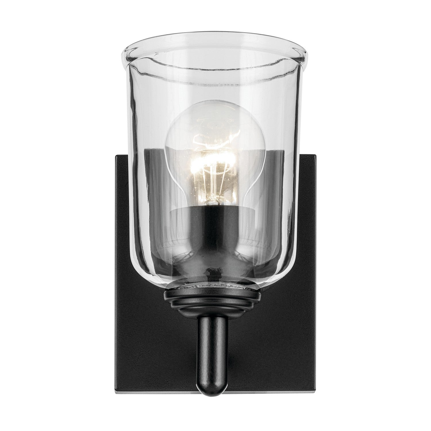 Kichler - 45572BKCLR - One Light Wall Sconce - Shailene - Black