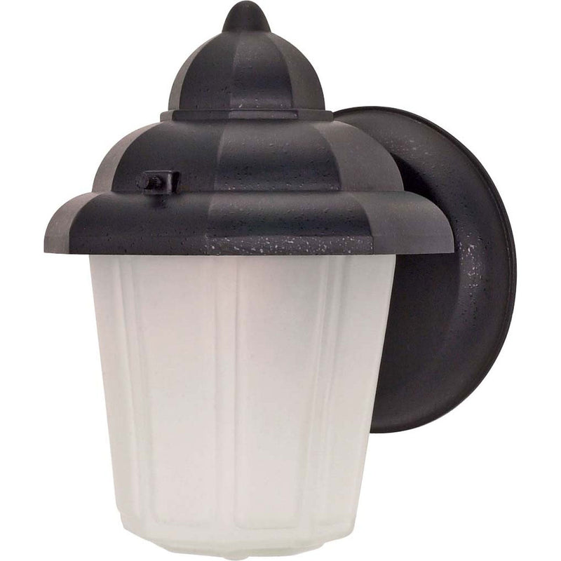 Nuvo Lighting - 60-641 - One Light Wall Lantern - Hood Lantern - Textured Black