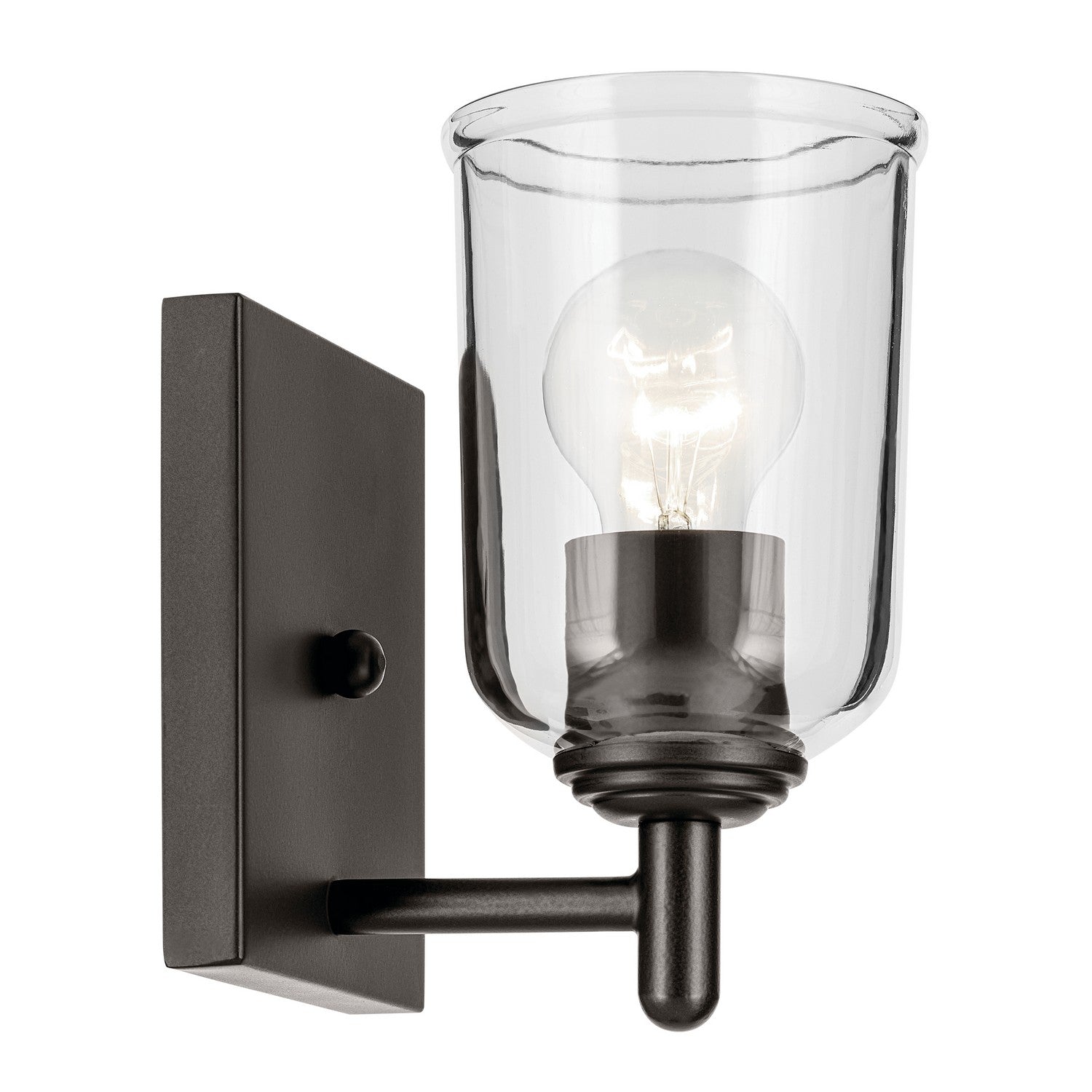 Kichler - 45572OZCLR - One Light Wall Sconce - Shailene - Olde Bronze