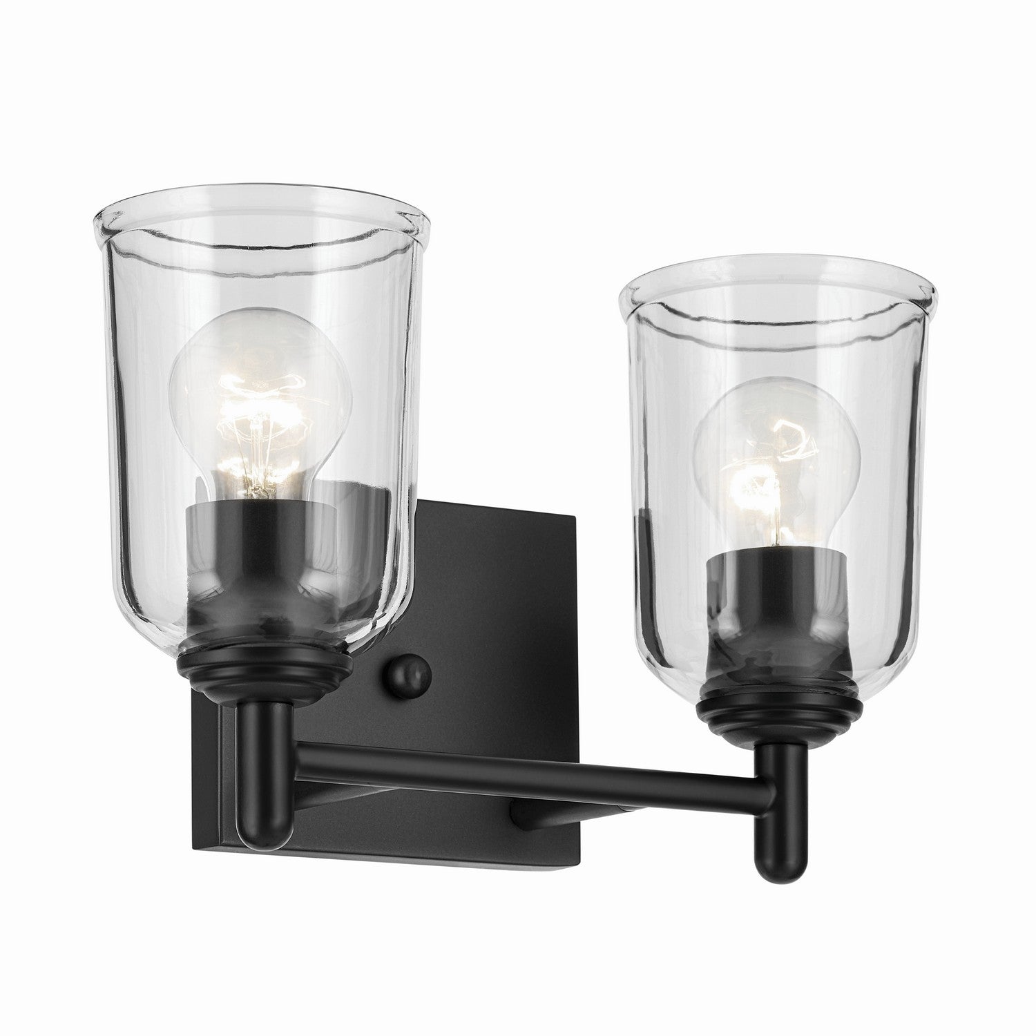 Kichler - 45573BKCLR - Two Light Bath - Shailene - Black