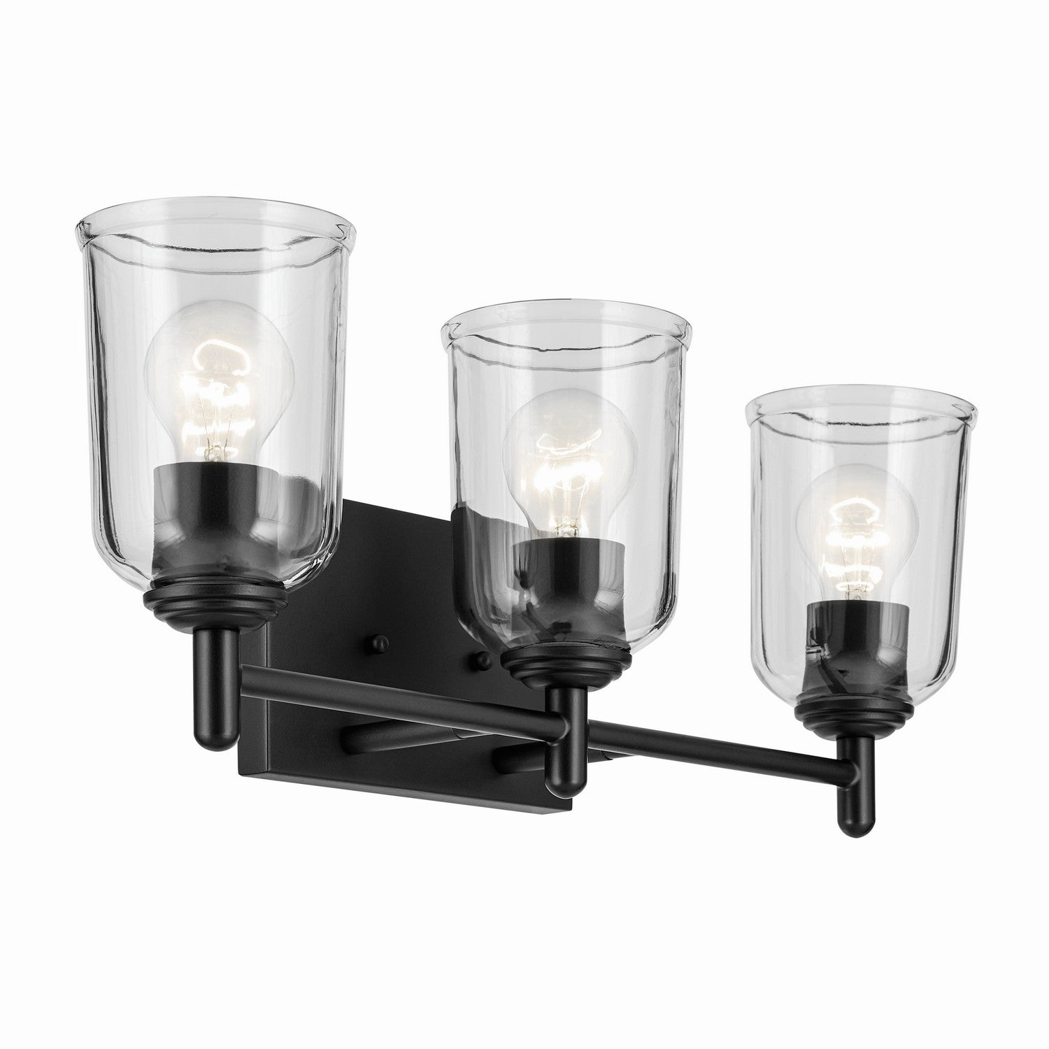 Kichler - 45574BKCLR - Three Light Bath - Shailene - Black