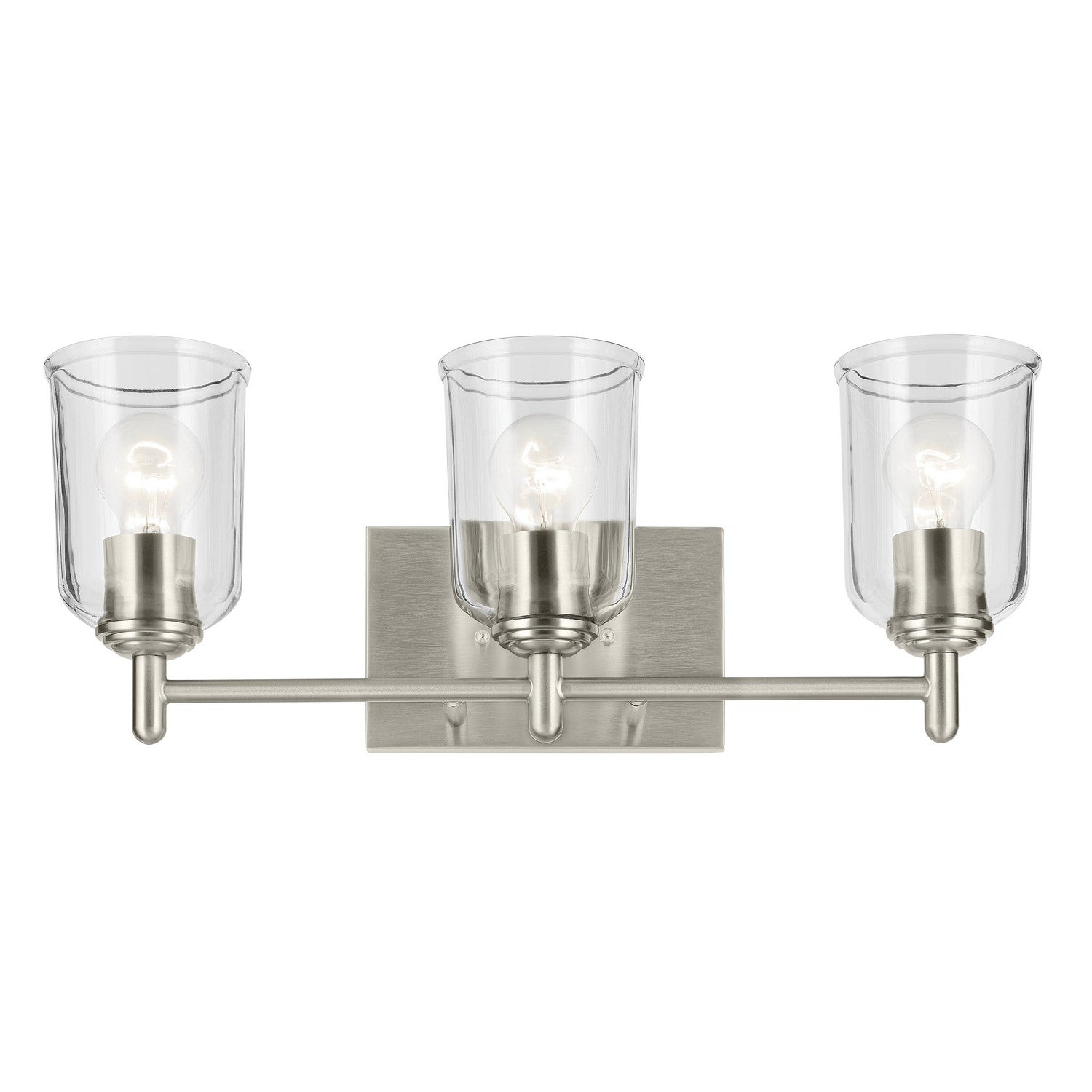 Kichler - 45574NICLR - Three Light Bath - Shailene - Brushed Nickel