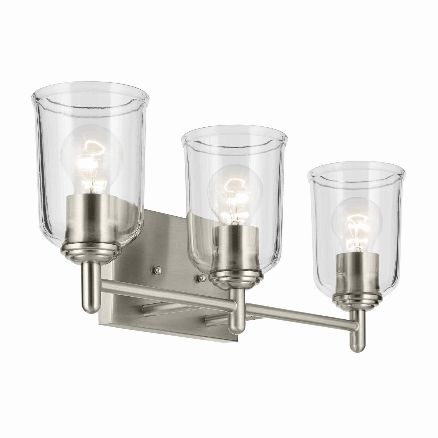 Kichler - 45574NICLR - Three Light Bath - Shailene - Brushed Nickel