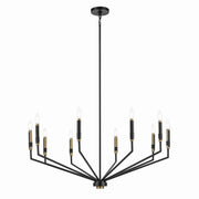 Kichler - 52348BK - Ten Light Chandelier - Armand - Black