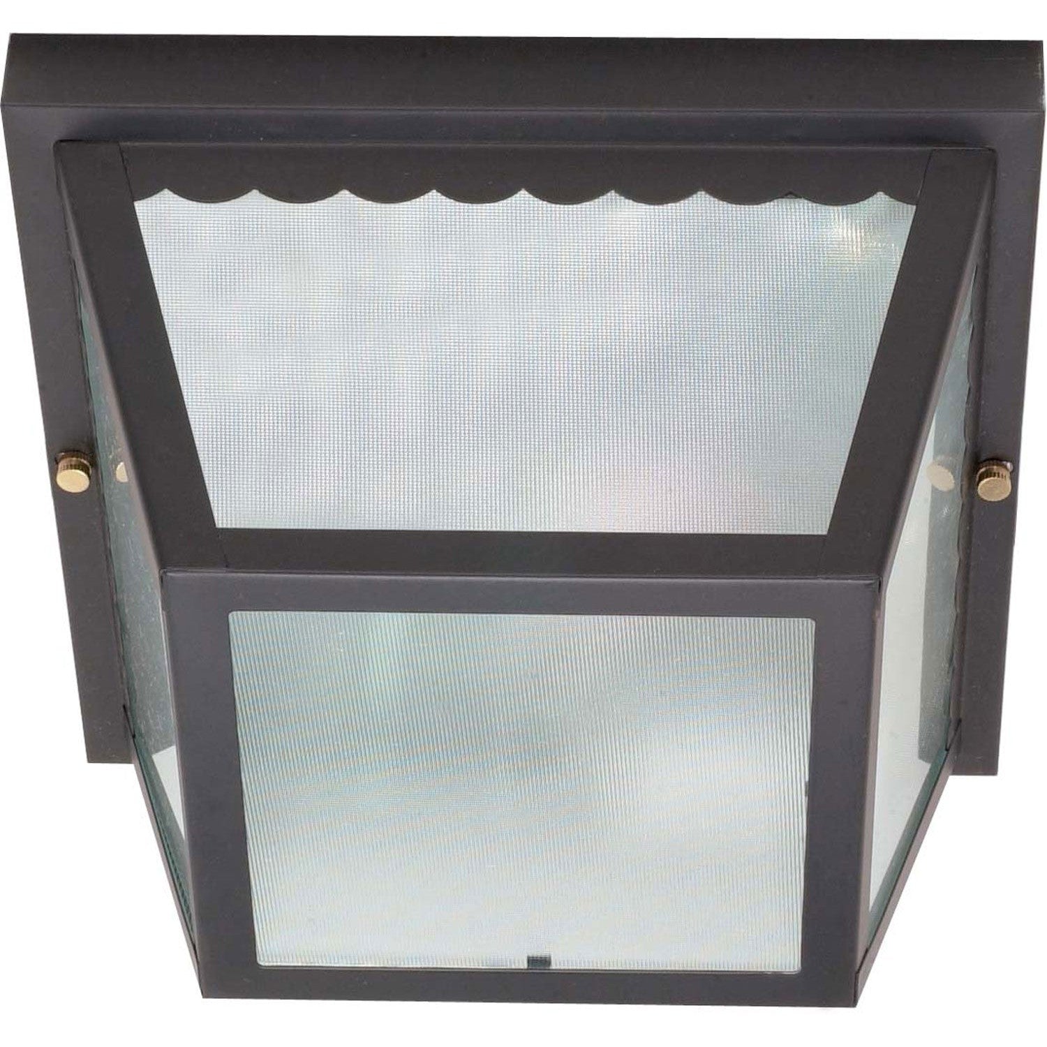 Nuvo Lighting - 60-473 - Two Light Flush Mount - Carport - Black