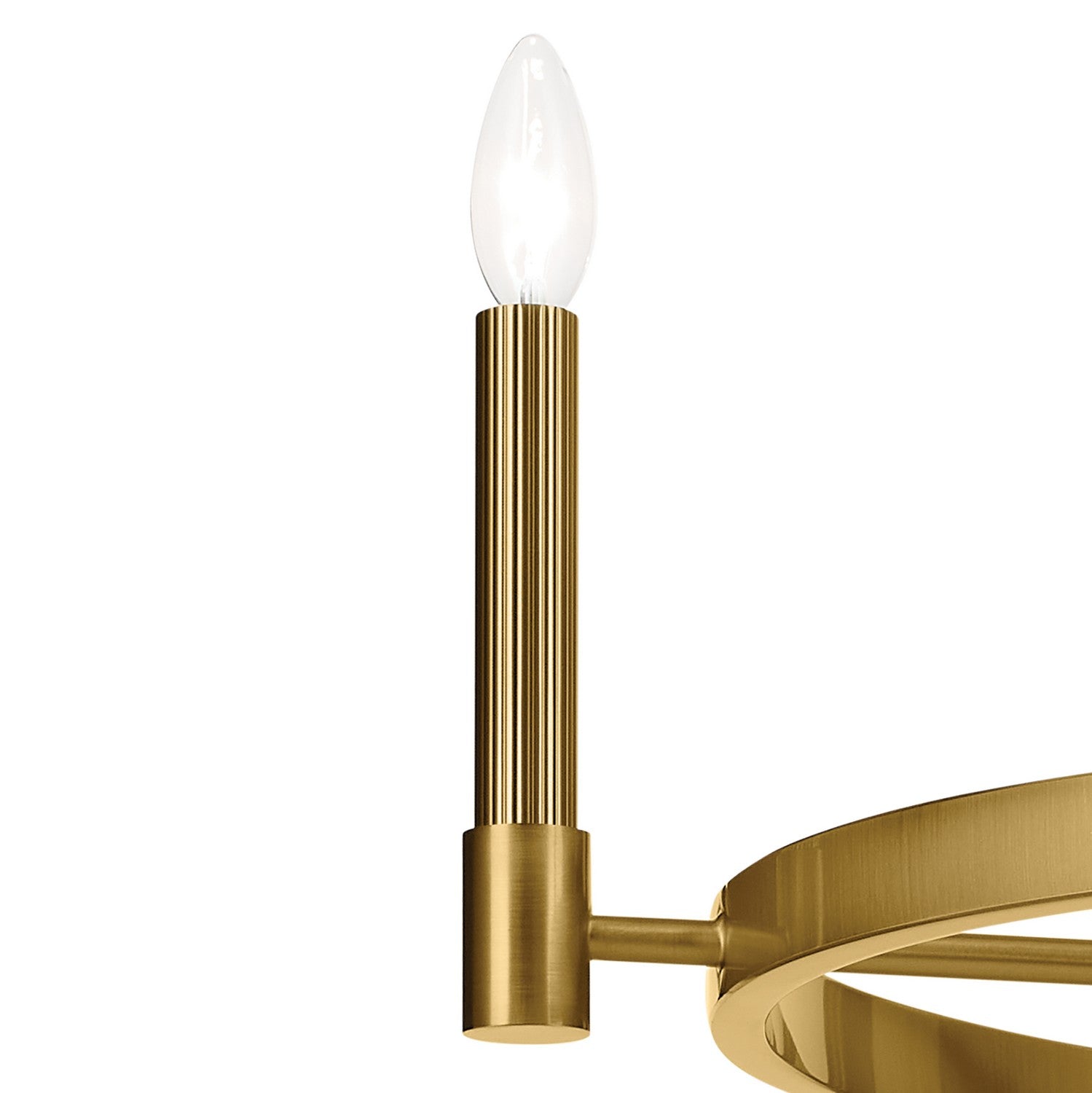 Kichler - 52426BNB - Four Light Chandelier - Tolani - Brushed Natural Brass