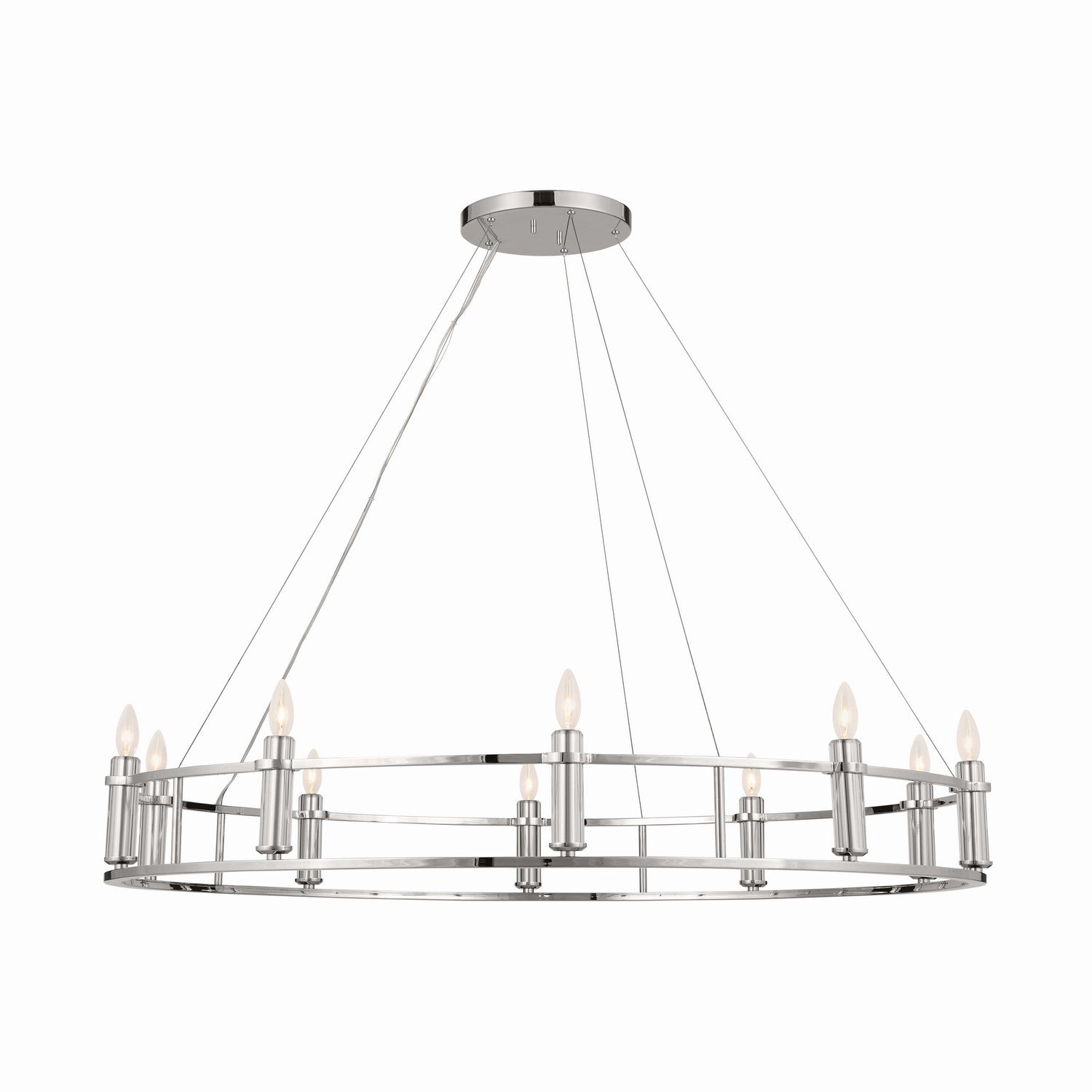 Kichler - 52491PN - Ten Light Chandelier - Rosalind - Polished Nickel