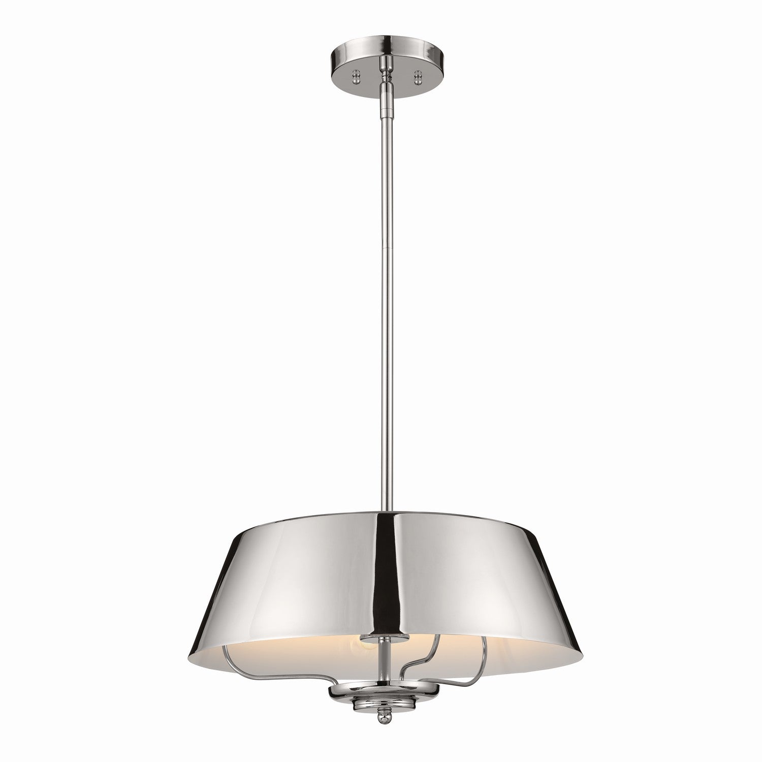Kichler - 52542PN - Three Light Pendant/Semi Flush - Luella - Polished Nickel