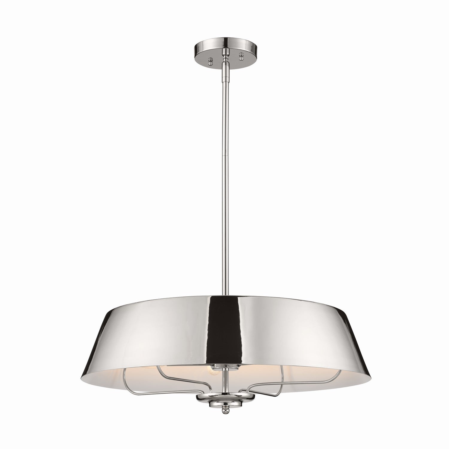 Kichler - 52543PN - Four Light Pendant/Semi Flush - Luella - Polished Nickel