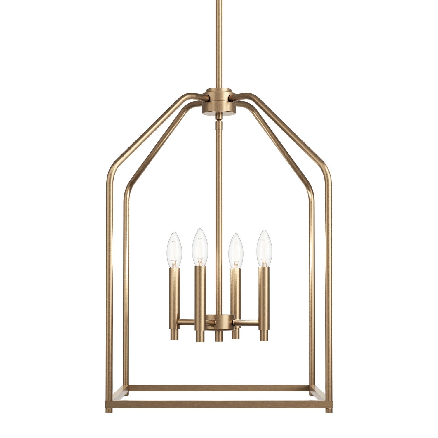 Kichler - 52722CPZ - Four Light Foyer Pendant - Madden - Champagne Bronze