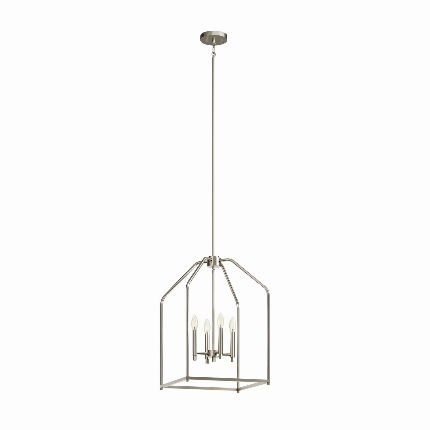 Kichler - 52722NI - Four Light Foyer Pendant - Madden - Brushed Nickel
