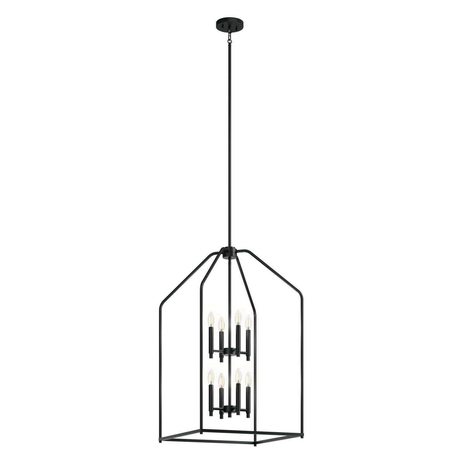 Kichler - 52723BK - Eight Light Foyer Pendant - Madden - Black