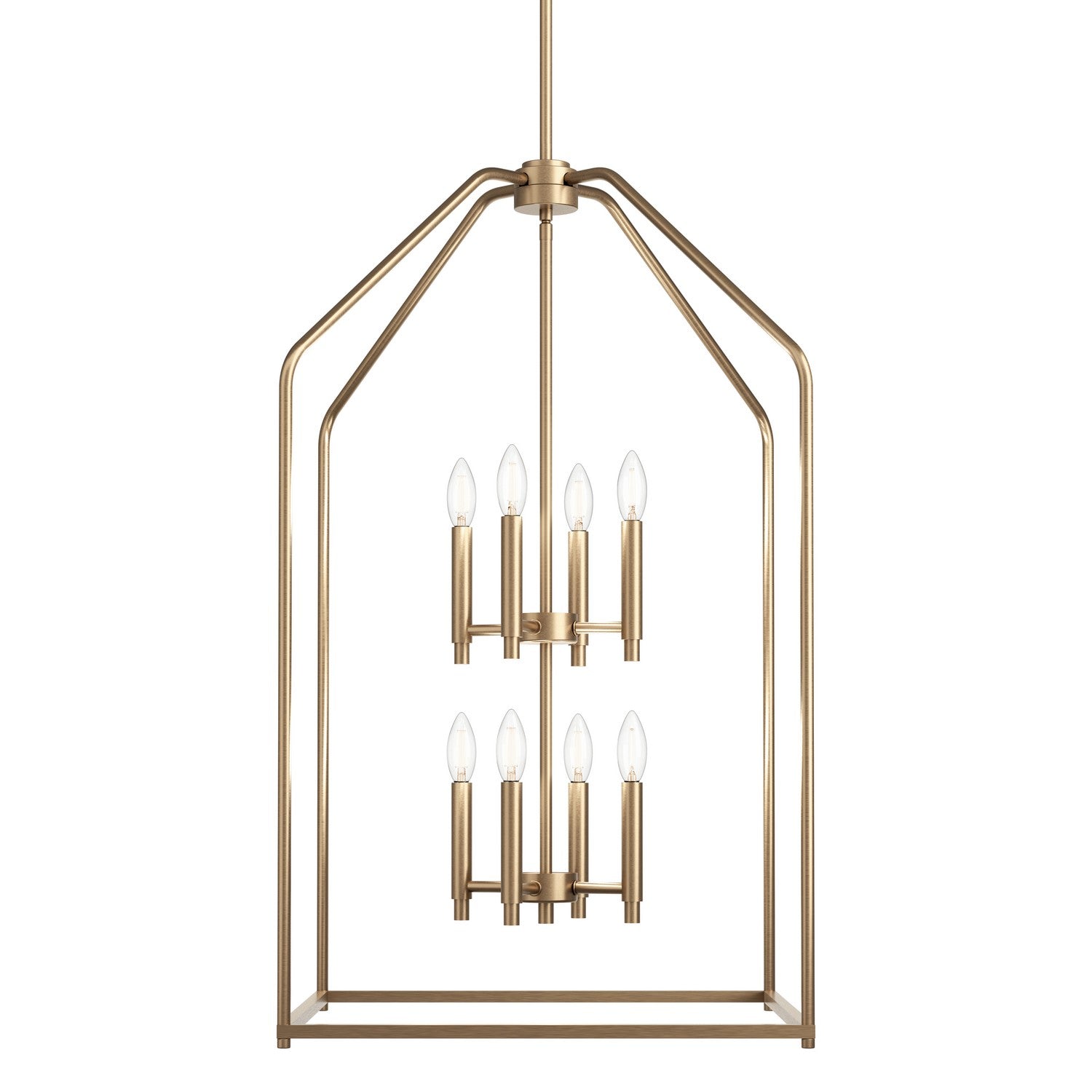 Kichler - 52723CPZ - Eight Light Foyer Pendant - Madden - Champagne Bronze