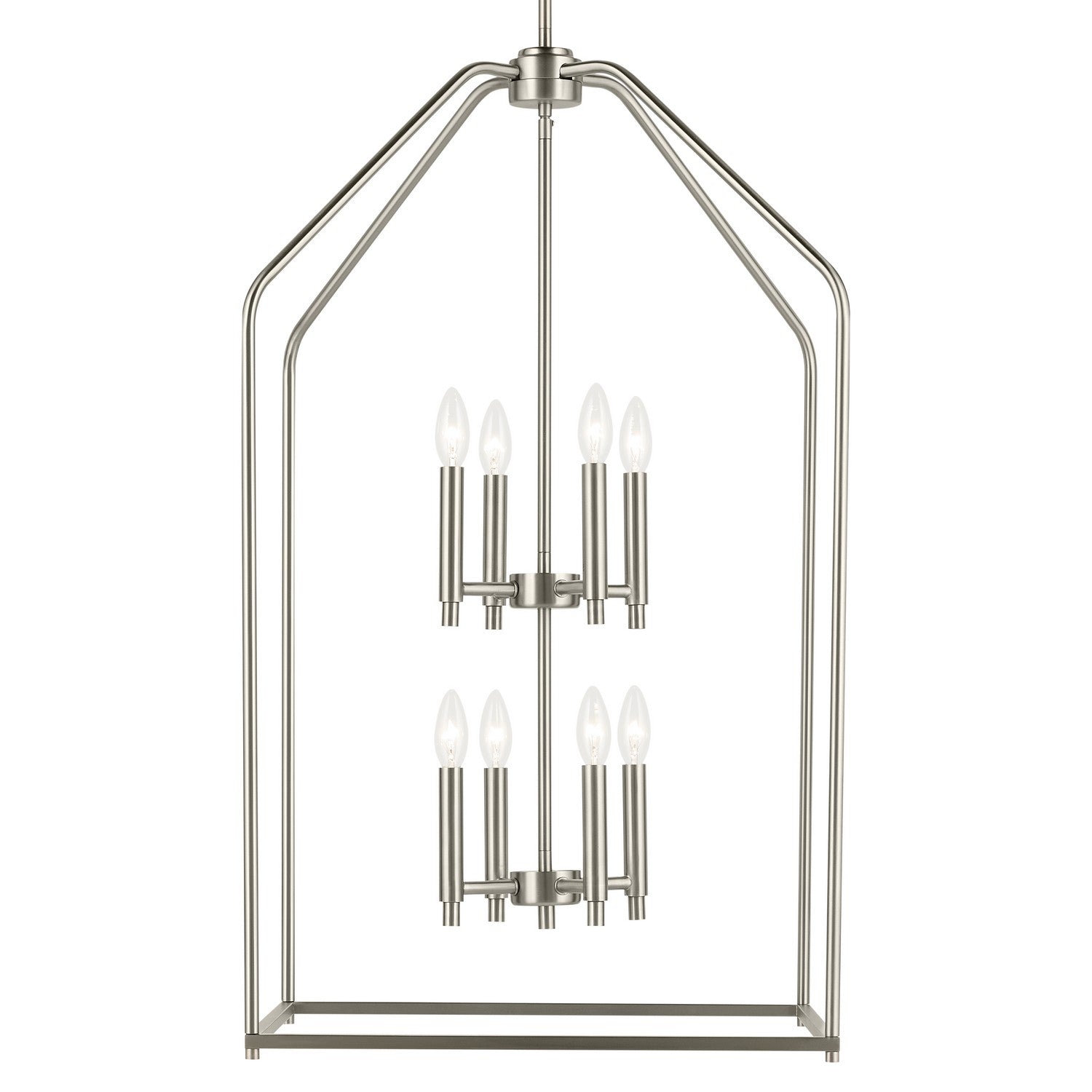 Kichler - 52723NI - Eight Light Foyer Pendant - Madden - Brushed Nickel