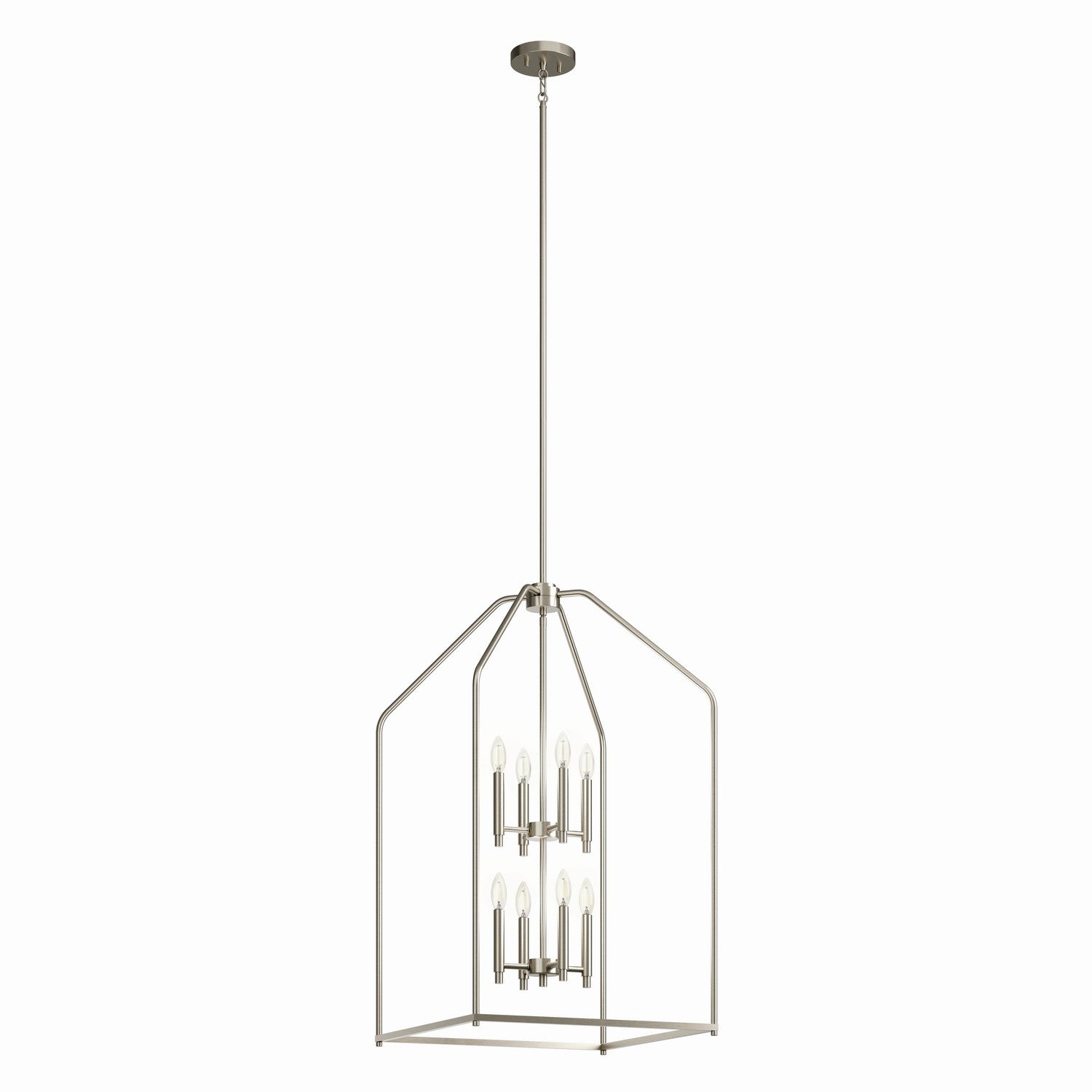 Kichler - 52723NI - Eight Light Foyer Pendant - Madden - Brushed Nickel