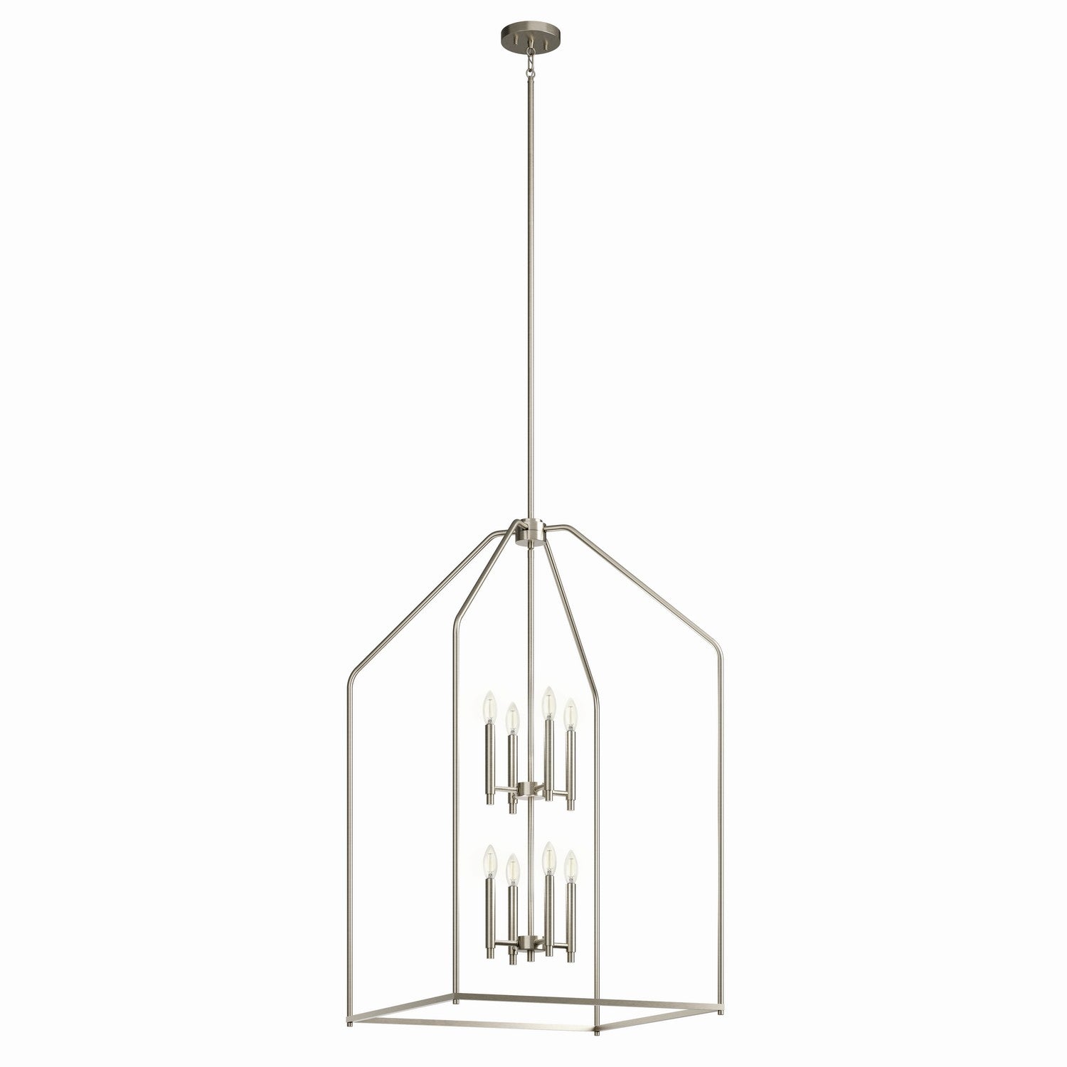 Kichler - 52724NI - Eight Light Foyer Pendant - Madden - Brushed Nickel