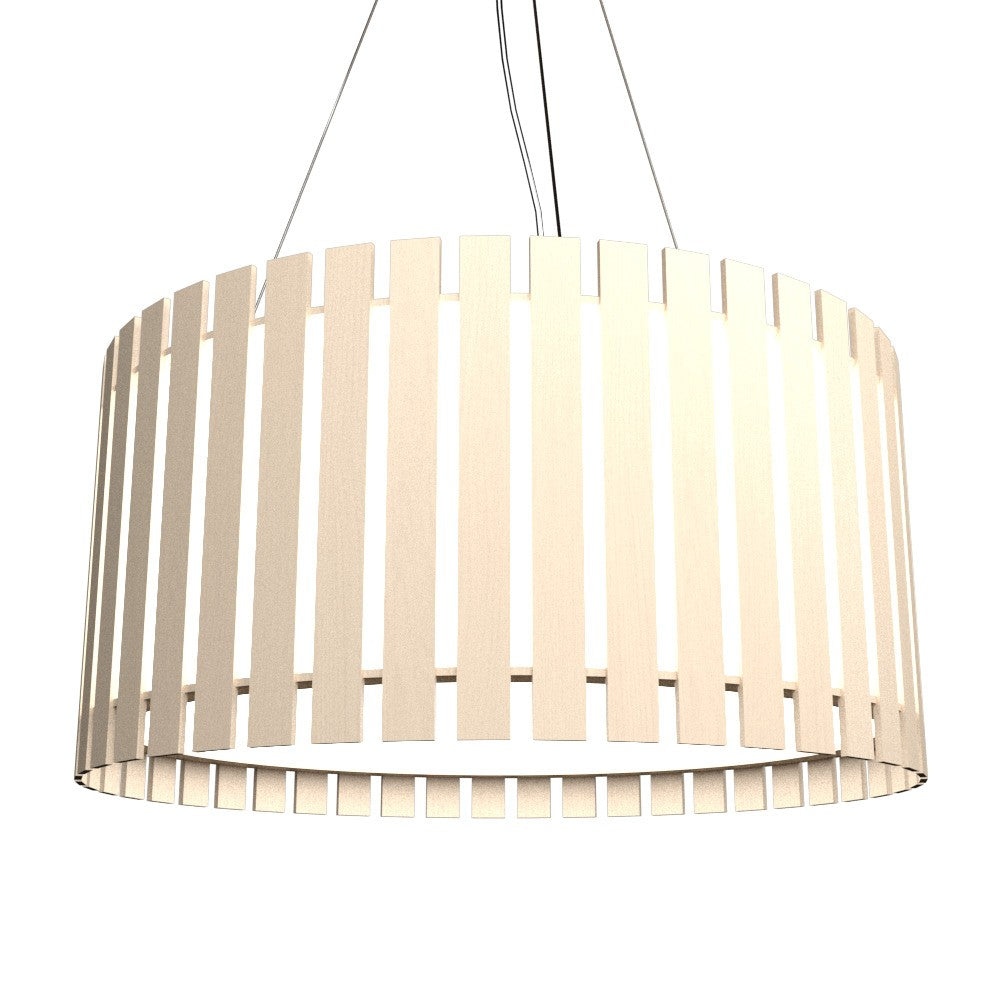 Accord Lighting - 1092.48 - One Light Pendant - Slatted - Organic Cappuccino