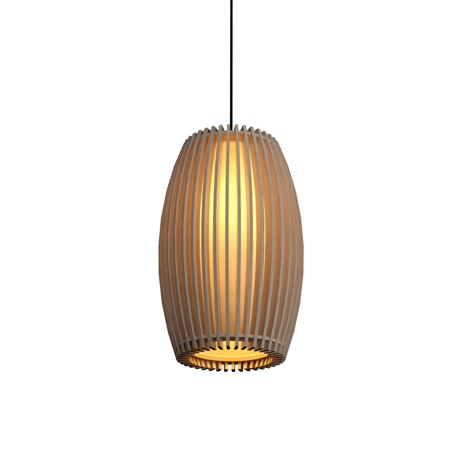 Accord Lighting - 1140.48 - Three Light Pendant - Stecche di Legno - Organic Cappuccino