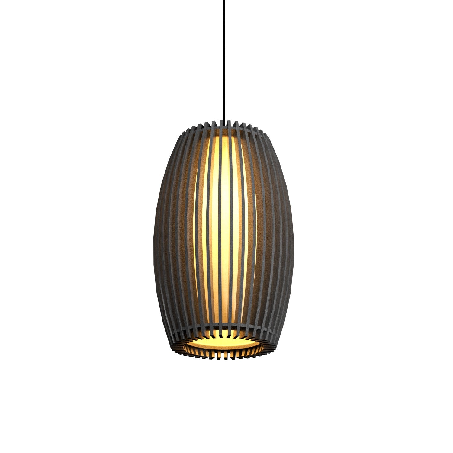 Accord Lighting - 1140.50 - Three Light Pendant - Stecche di Legno - Organic Grey