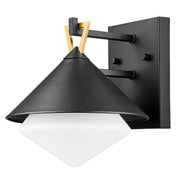 Acclaim Lighting - 1044BK - One Light Outdoor Wall Lantern - Edmore - Matte Black with Gold