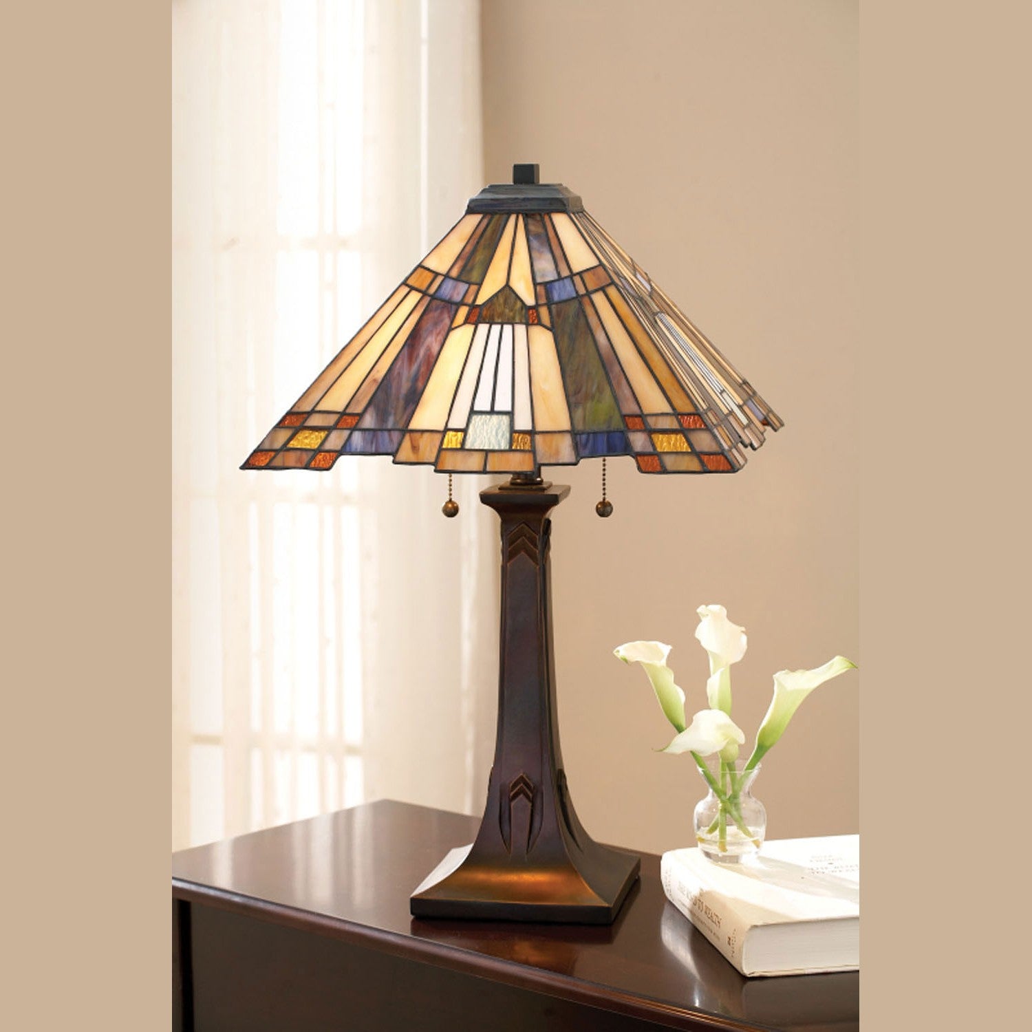 Quoizel - TFT16191A1VA - Two Light Table Lamp - Inglenook - Valiant Bronze