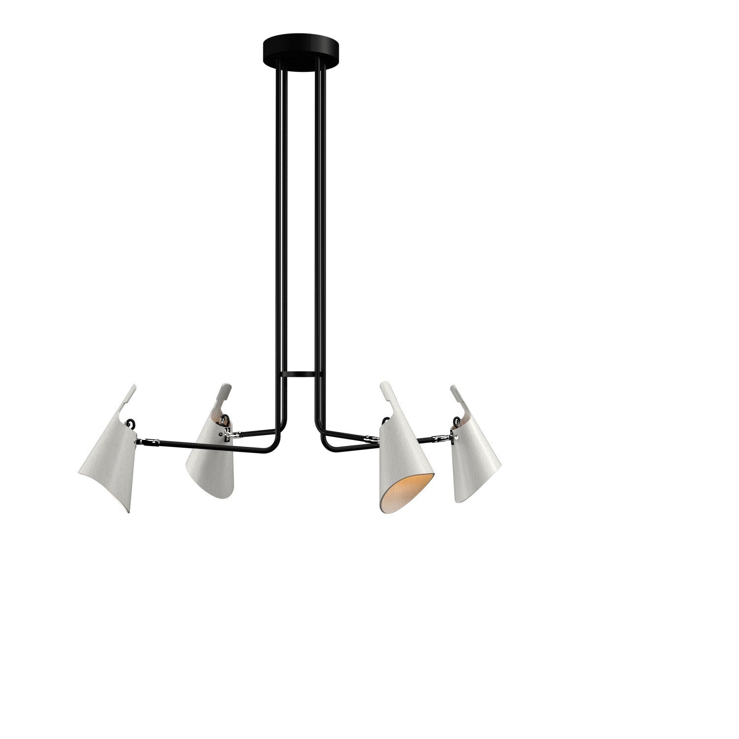 Accord Lighting - 1446.47 - Three Light Pendant - Balance - Organic White