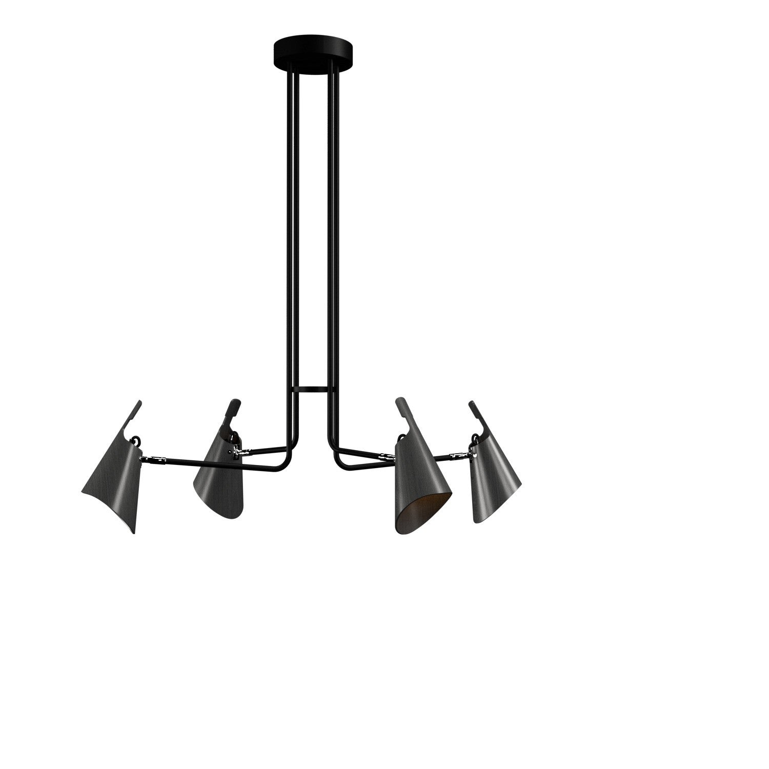 Accord Lighting - 1446.50 - Three Light Pendant - Balance - Organic Grey