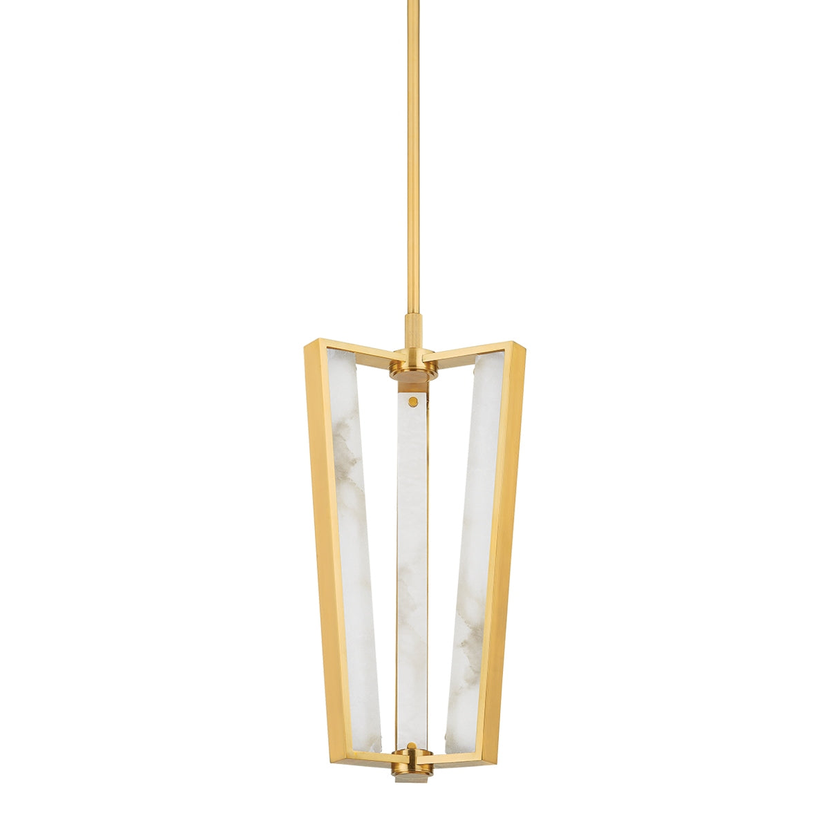 Hudson Valley - 4053-AGB - LED Pendant - Edgemere - Aged Brass