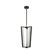 Hudson Valley - 4053-AGB/DB - LED Pendant - Edgemere - Aged Brass/Distressed Bronze