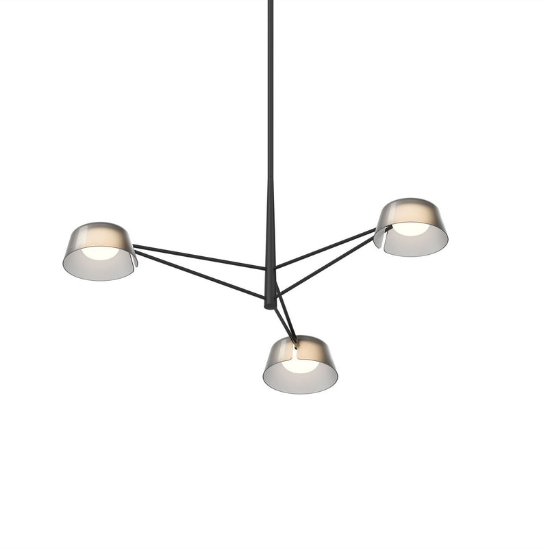 Sonneman - 2033.25K - LED Pendant - Ray - Satin Black