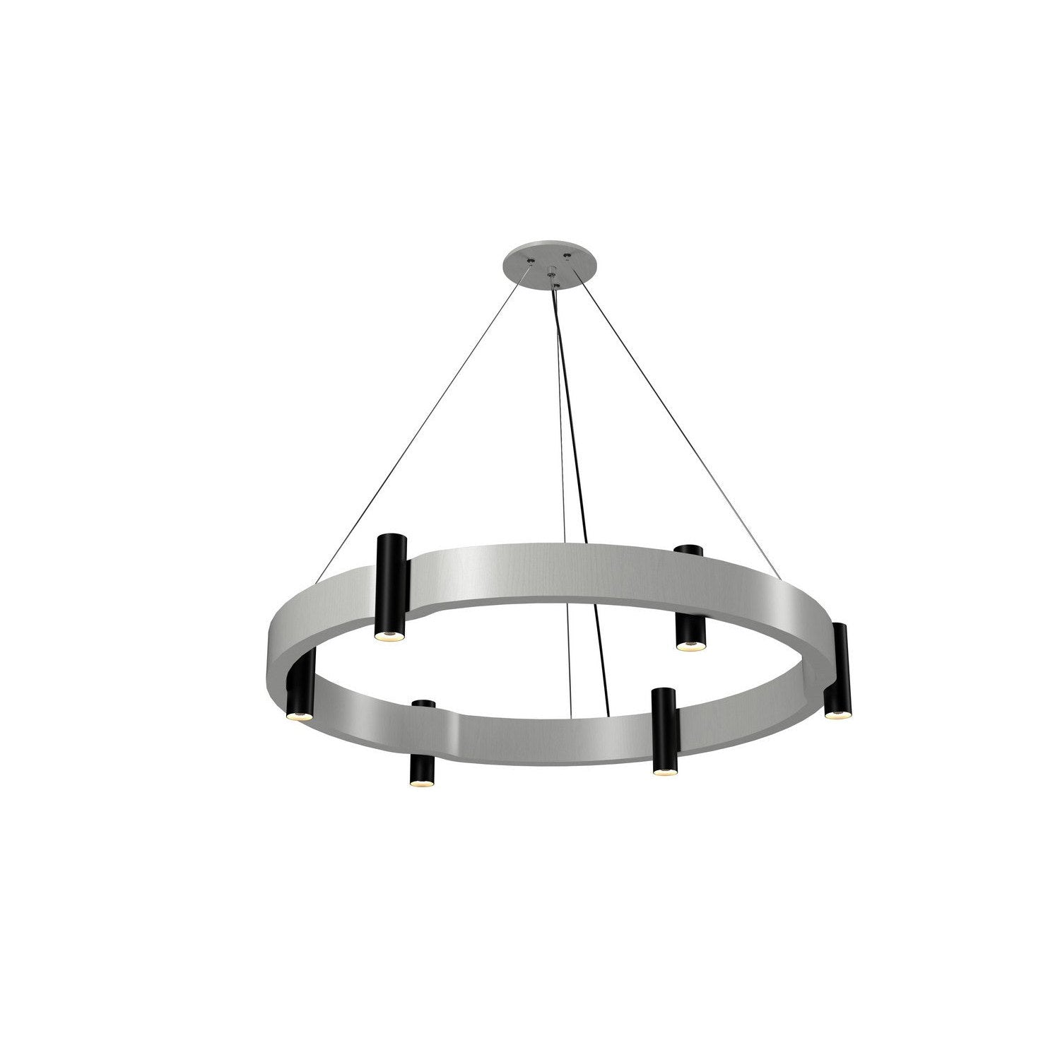 Accord Lighting - 1499.47 - Eight Light Pendant - Flow - Organic White